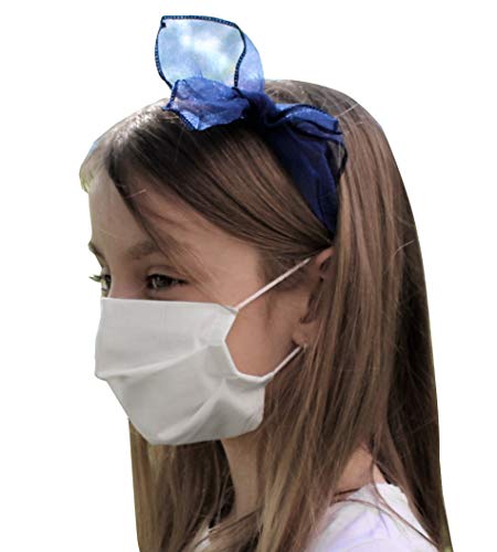 Pack 5x Mascarilla Higiénica Reutilizable UNE 0065 Tela 100% Algodón - Niño 9-12 años M - BFE 98% - Lavable - Premium - Homologada en España - Cottonblock