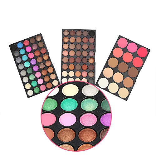 Paleta de sombra de ojos profesional de 80 colores +15 colores Colorete y corrector de maquillaje Contour Eye Powder Cosmetic Set Por filfeel