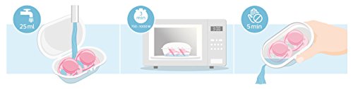 Philips Avent SCF343/20 - Pack con 2 chupetes Ultra Air decorados, de 0 a 6 meses, niña, color rosa y azul