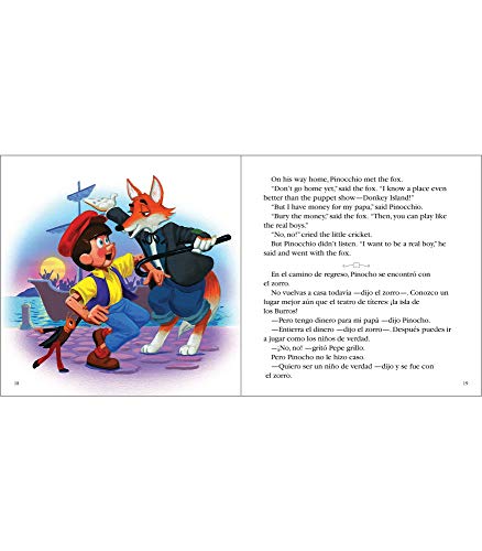 Pinocchio: Pinocho (English-Spanish Brighter Child Keepsake Stories)
