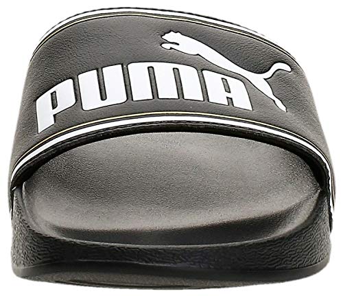 PUMA Leadcat FTR, Sandalias deslizantes Unisex-Adulto, Negro Black Team Gold White, 43 EU