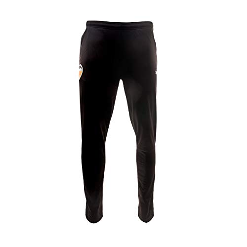 PUMA Pantalones De Entrenamiento Valencia Caballo Dar, Blanco Negro, M para Hombre