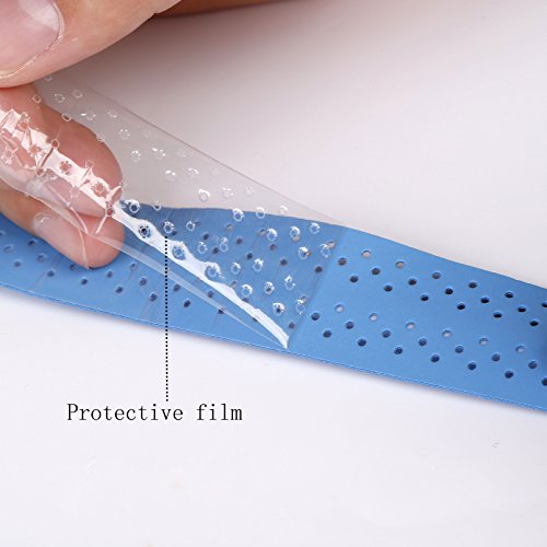 QH-Shop Mangos de Raquetas de Tennis Badminton Anti Slip Perforado Absorbente Sobregrip Grip Multicolor 8 Paquete