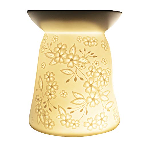 Quemador de cera de porcelana para celofán,ideal para cualquier cera derretida, utiliza velas de té para derretir tus fragancias favoritas