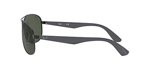 Ray-Ban 0Rb3526 Gafas de sol, Matte Black, 63 para Hombre