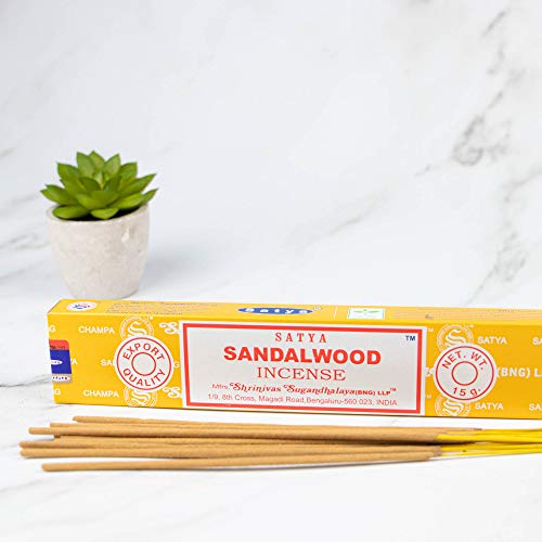 Satya Varillas de Incienso de sándalo Nag Champa