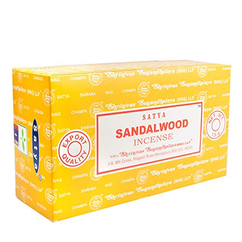Satya Varillas de Incienso de sándalo Nag Champa