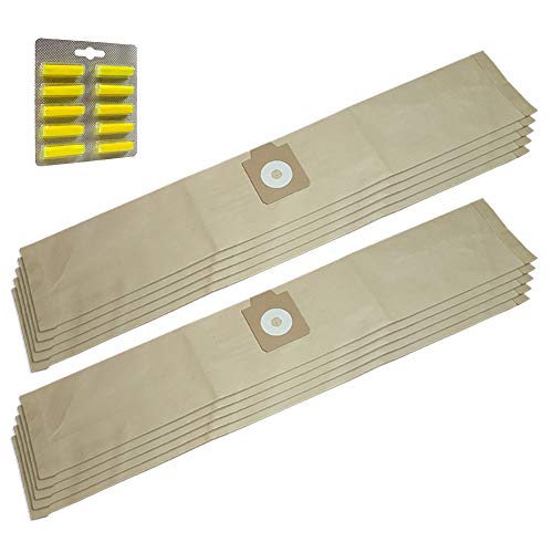Set 10 Ambientadores + 10 Bolsas de aspiradora para ELECTROLUX UZ 921, UZ921, UZ 922, UZ922, UZ 923, UZ923, UZ 925, UZ925 Profi Power