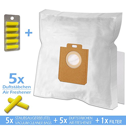 Set - Ambientadores + Filtro + 5 Bolsas de aspiradora para Philips Cityline Sevilla FC8422