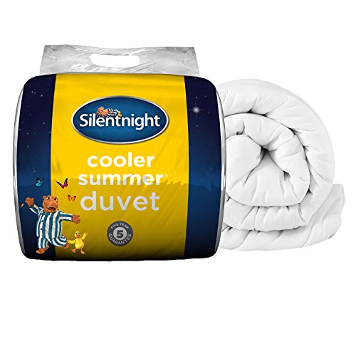 Silentnight Cooler Summer - Edredón de Verano (4.5 TOG), Blanco, Matrimonio