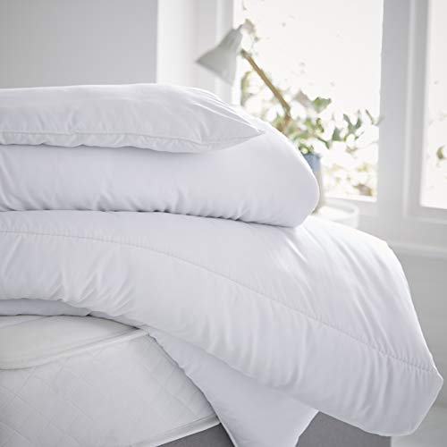 Silentnight Cooler Summer - Edredón de Verano (4.5 TOG), Blanco, Matrimonio