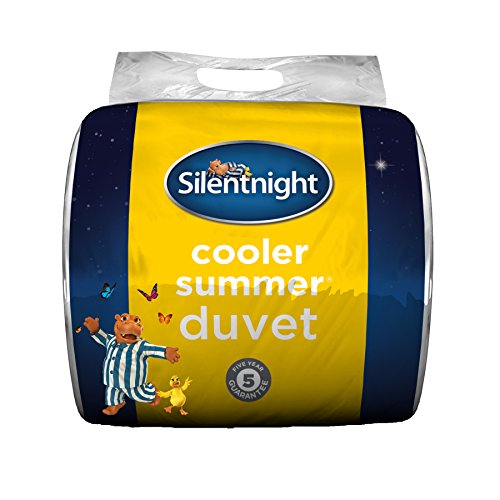 Silentnight Cooler Summer - Edredón de Verano (4.5 TOG), Blanco, Matrimonio