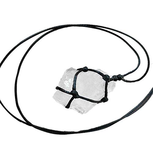 Sliveal Cuarzo Piedra Fluorita Cristal Blanco Transparente Color Primario Rocas Coleccionables Naturaleza Piedra Cruda para Collar Colgante Fabricación Decoración Regalo