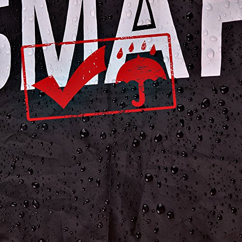 Smarcy Funda Protector para Moto, Cubierta para Moto / Motocicleta Resistente al Agua a Prueba de UV, Color Negro XL