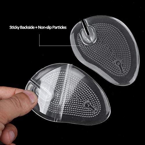 SOFIT GH10 1 par de Gel de Silicona Cojín, la Pedimed de Silicona Protectores de Sandalias, Almohadillas Sandalia Silicona Transparente Cojín para una Sensación Como Descalza, Apoyo el Empeine