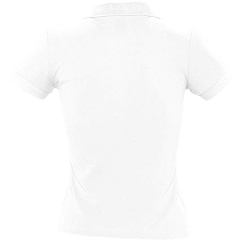 SOLS- Polo de Manga Corta de algodón piqué para Mujer (S) (Rosa Pálido)