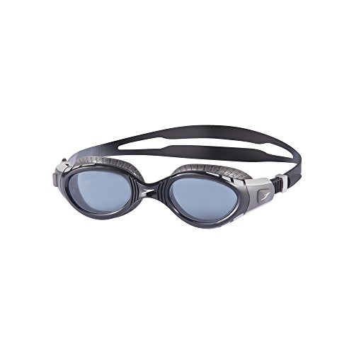 Speedo Futura Biofuse Flexiseal Junior Gafas de Natación, Unisex Adulto, Negro/Gris, Talla Única