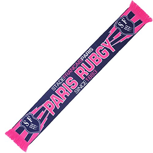 Stade Français Paris – Bufanda tejida HD – Accesorio a la moda, unisex, talla única, diseño del estadio francés París – Bufanda adulto para aficionados al club de rugby de alta calidad