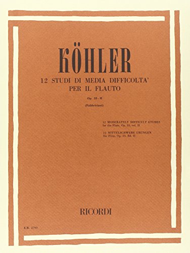Studi op. 33 - vol II flûte traversiere