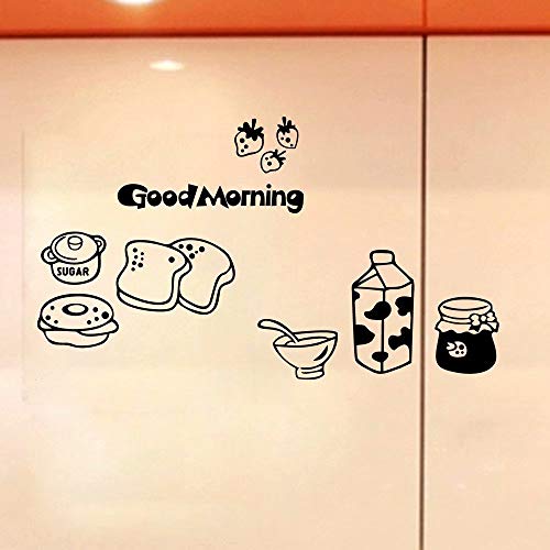 SUNXIN Pegatina todo comienza con un sue?o para dormitorios color negro Decoracion pared Estilo único