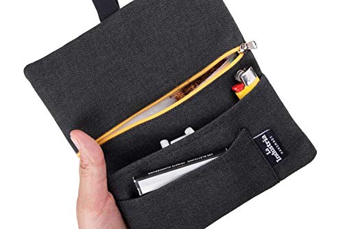 Tabaquera repelente al agua - Pitillera tabaco de liar con bolsillos para filtros, papel y mechero