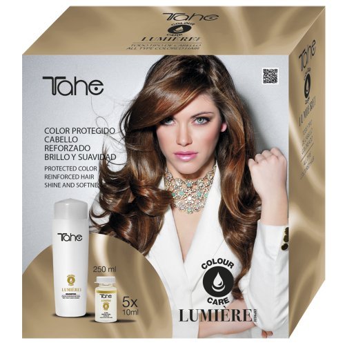 Tahe - Lumière Express - Pack colour care mantenimiento Champú + Cura protectora