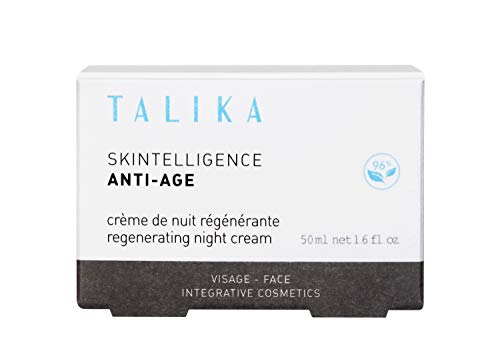 Talika - Crema Regeneradora de Noche - Skintelligence Antienvejecimiento - Cuidado Antienvejecimiento - para Piel Firme, Protegida y Descansada - todo tipo de Pieles - Frasco de 50 Mililitros