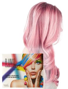 Tizas de colores para el pelo de B Uniq, ideal para Halloween, disfraces de fantasía o para actuaciones, pack de 24 tizas