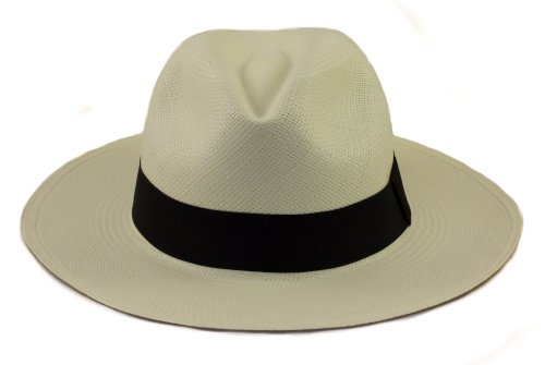Tumia - Sombrero de Panama Tradicional, Plegable y Hecho a Mano en Ecuador – tamaño 60