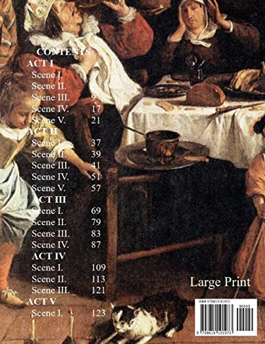 Twelfth Night: Large Print