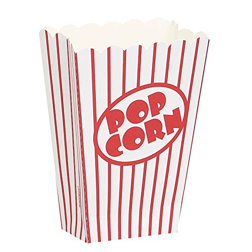 Unique Party - Bolsas de Papel de Palomitas de Maíz - Paquete de 10 (59014)