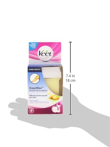 Veet - Easywax recargar roll-on sensible eléctrica de la piel cuidado del cuerpo