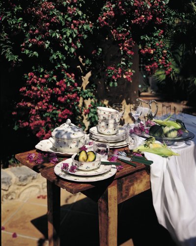 Villeroy & Boch Petite Fleur 1023953880 Taza para Postre, Porcelana, Rojo
