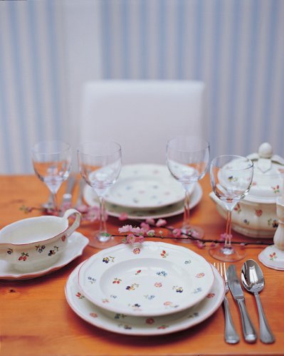 Villeroy & Boch Petite Fleur Plato para pan, 17 cm, Porcelana Premium, Blanco/Colorido