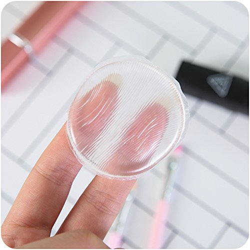 WEIAIXX El Gel De Sílice Powder Puff Powder Puff Almohadones Bb Cream Transparente No Comen Polvo De Tóner Seco O Húmedo Calor Herramientas De Maquillaje En Polvo Color Transparente.