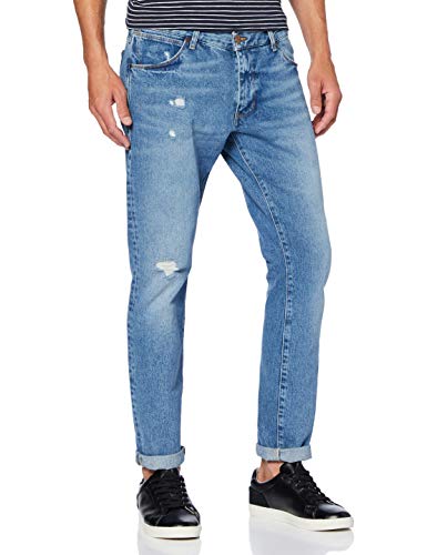Wrangler Larston Jeans Vaqueros, Pepper, 34W / 34L para Hombre