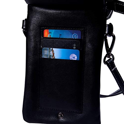 Xingruyun Bolso Bandolera para Celular Pequeño alga sirena Mini Billetera Multifunción Monedero Puede Caber Gafas de sol Teléfono móvil 19x12x2cm
