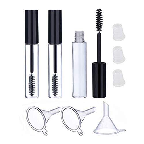 YA-Uzeun - 3 unidades de 10 ml de tubo vacío para máscara de pestañas, bote para crema de pestañas