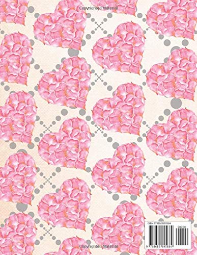 Zara: Personalised Pink Valentine Notebook (Large) (Personalised Pink Valentine Notebooks)
