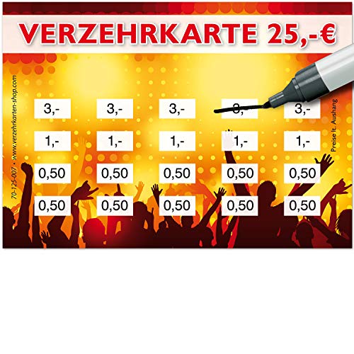 250 tarjetas de crédito, formato DIN A7, valor total 25 €, práctica alternativa a las marcas de valor, para clubes, gastronomía, empresas, escuelas, etc, pago sencillo sin dinero.