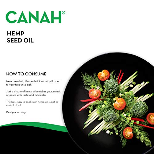 Aceite de semilla de cáñamo Canah (500 mililitros Bio)