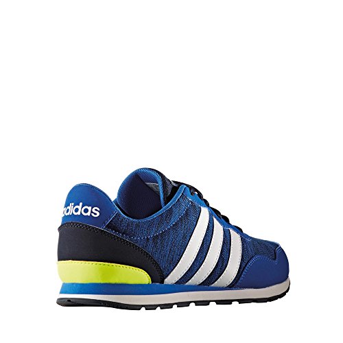adidas V Jog K - Zapatillas de deportepara niños, Azul - (Azul/FTWBLA/Maruni), 4