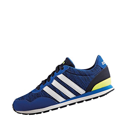 adidas V Jog K - Zapatillas de deportepara niños, Azul - (Azul/FTWBLA/Maruni), 4