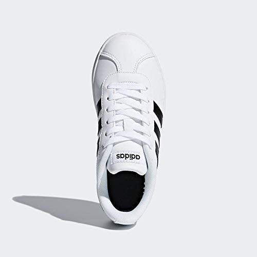 Adidas Vl Court 2.0 K, Zapatillas de deporte Unisex niños, Blanco (Ftwbla/Negbas 000), 36 2/3 EU