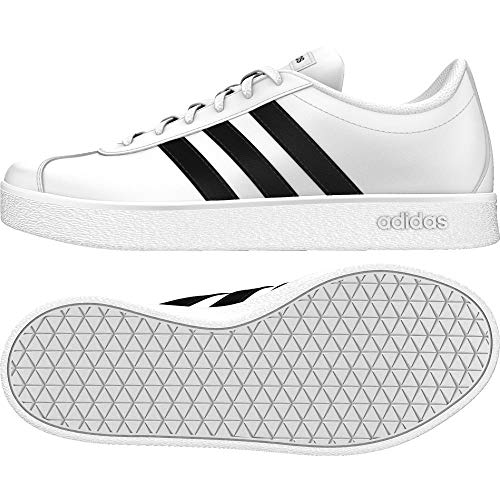 Adidas Vl Court 2.0 K, Zapatillas de deporte Unisex niños, Blanco (Ftwbla/Negbas 000), 36 2/3 EU