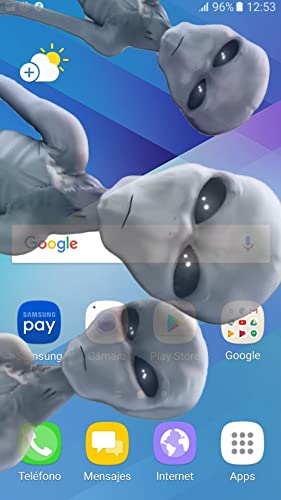 Alienigenas en la pantalla broma