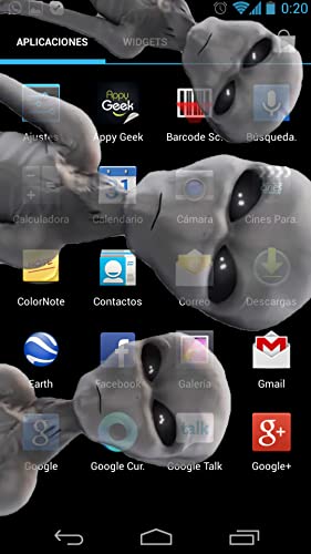 Alienigenas en la pantalla broma