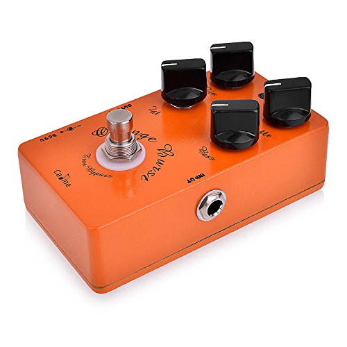 Andoer Caline CP-18 Pre AMP Pedal de guitarra Overdrive (Naranja)