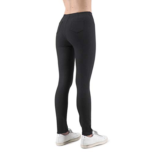 Anonyme, Pantalones de Leopardo Negro Glenda, Any_P139FP148_Black - 38