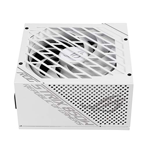 ASUS ROG-STRIX-850G-WHITE White Edition - Fuente de alimentación (Interna) ATX12V - 80 Plus Gold - CA 100-240 V - 850 W - Blanco